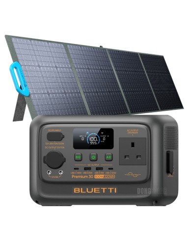 BLUETTI Premium 30 V2 Solar Bundle | 600W 320Wh Portable Power Station + 200W Foldable Solar Panel