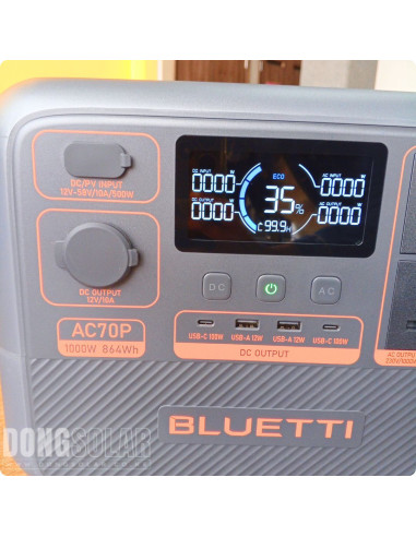 BLUETTI AC70P Portable Power Station | 1000W 864Wh