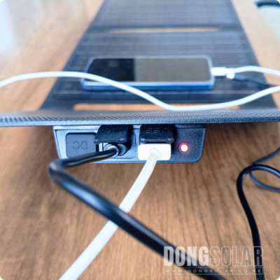 30W 12V Foldable Mono Solar Panel Portable USB Battery Charger ETFE