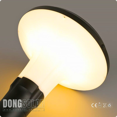 Solar Bollard 70cm Lawn Garden Light Warm White Bollard