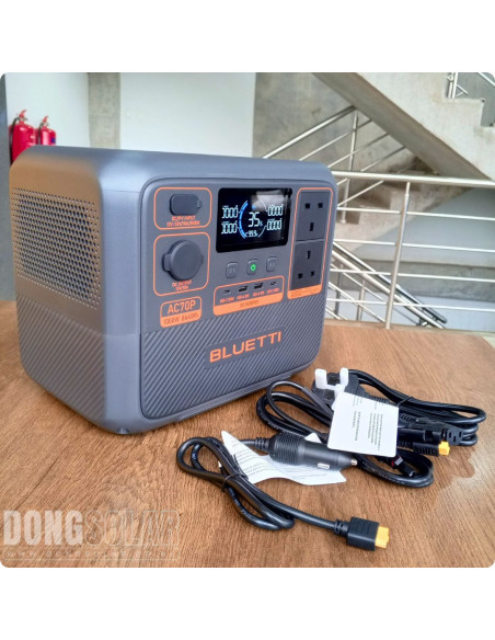 BLUETTI AC70P Portable Power Station | 1000W 864Wh