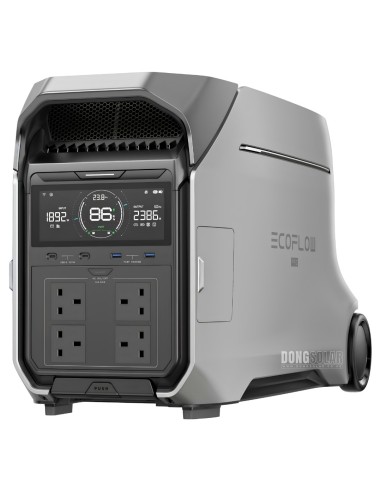 EcoFlow Delta Pro 3 Portable Power Station | 4000W Output, 4096Wh LiFePO4 Battery Solar Generator for Home Emergency Backup