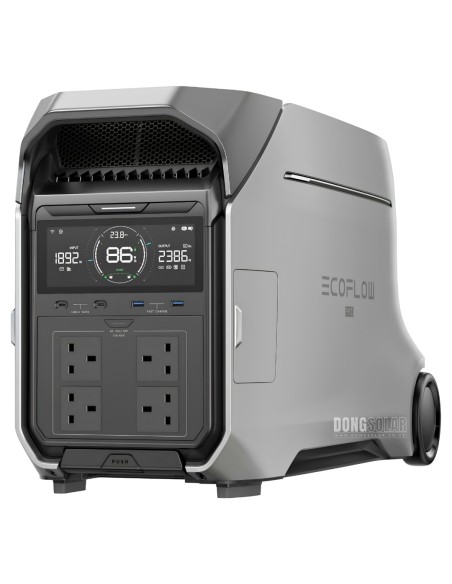 EcoFlow Delta Pro 3 Portable Power Station | 4000W Output, 4096Wh LiFePO4 Battery Solar Generator for Home Emergency Backup