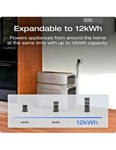 EcoFlow Delta Pro 3 Portable Power Station | 4000W Output, 4096Wh LiFePO4 Battery Solar Generator for Home Emergency Backup