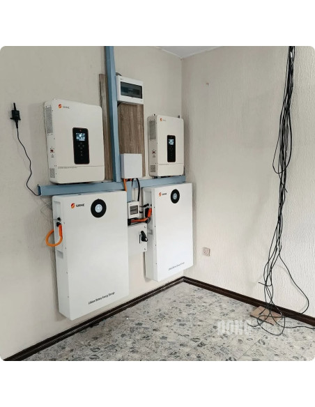 SRNE 10kW Hybrid Solar System Bundle | ASP48100S200-H Inverter + SR-EOS10B 10.24kWh LiFePO4 Battery