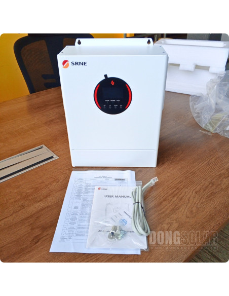 SRNE 5kW Hybrid Solar System Bundle | 5kW Single-Phase Inverter + 10.24kWh 51.2V LiFePO4 Battery