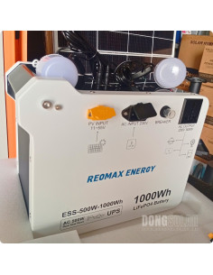 REOMAX portable Power Station | 500W 1000Wh