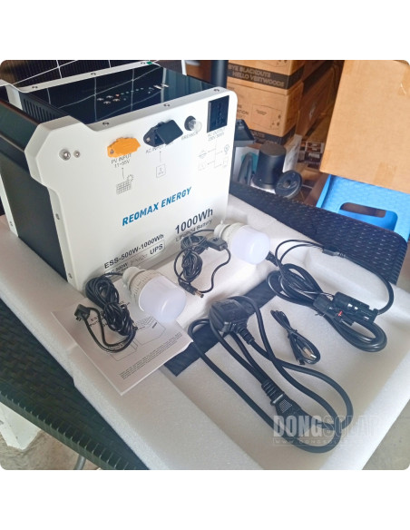 REOMAX portable Power Station | 500W 1000Wh