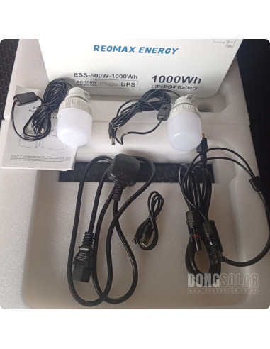 REOMAX portable Power Station | 500W 1000Wh