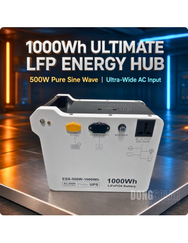 REOMAX portable Power Station | 500W 1000Wh