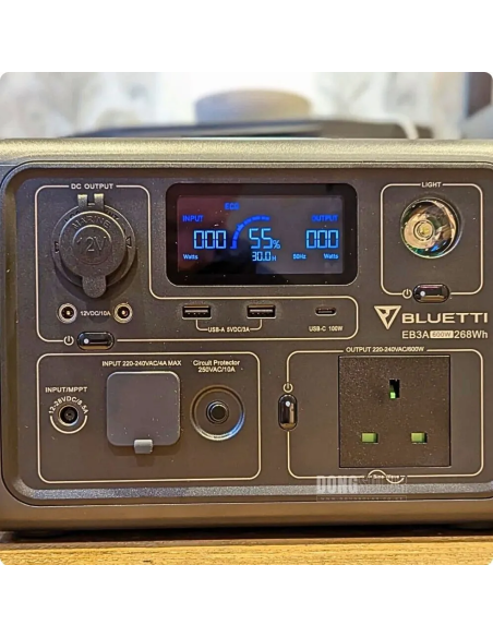 BLUETTI EB3A Portable Power Station | 600W 268Wh