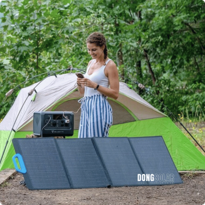 Bluetti EB3A Portable Power Station + PV200 Solar Panel