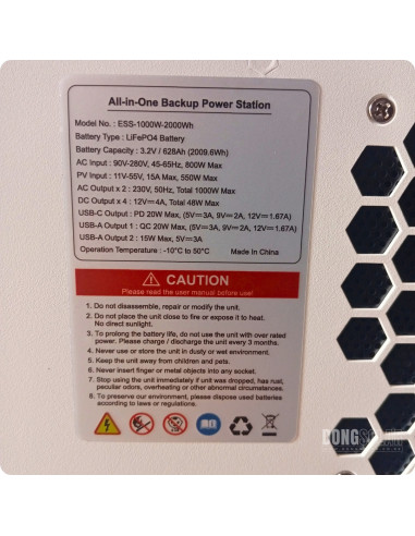 REOMAX portable Power Station | 100W 2000Wh