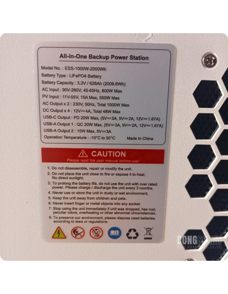 REOMAX portable Power Station | 100W 2000Wh