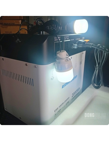 REOMAX Portable Power Station 1000W 2000Wh – Compact Solar Generator & Backup Power