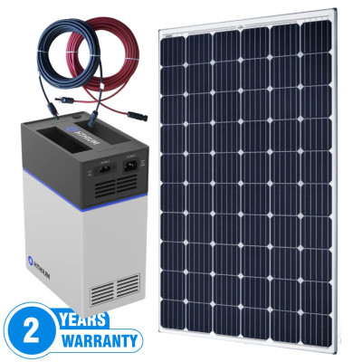 Hithium 1000wH + 300W Solar Panel + Cable 10m