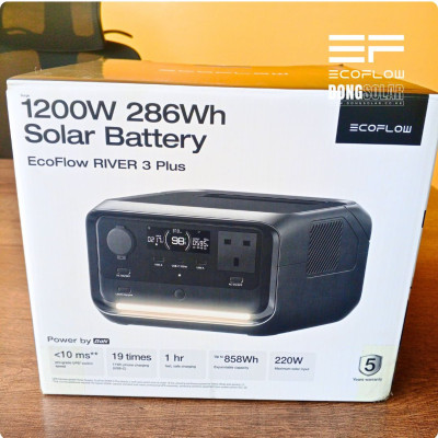 EcoFlow RIVER 3 Plus Portable Power Station 286WH 600W