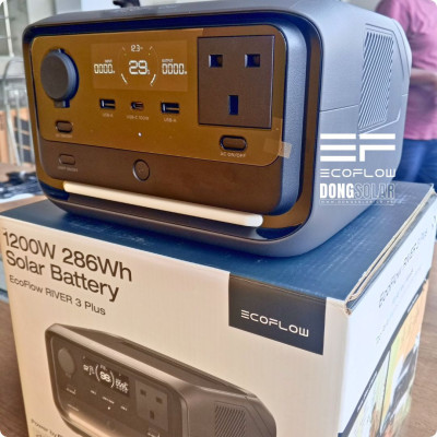 EcoFlow RIVER 3 Plus Portable Power Station 286WH 600W