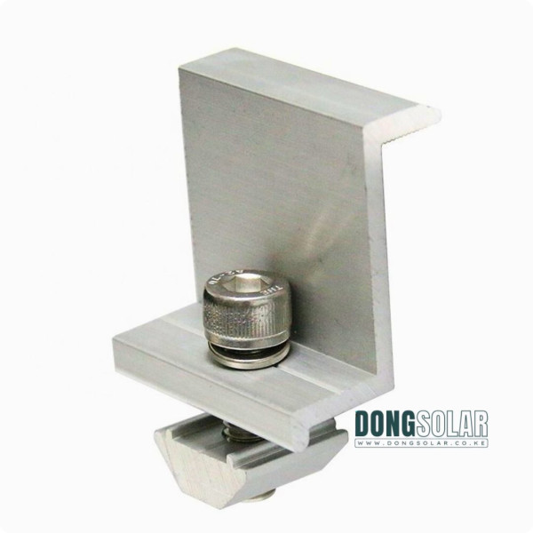 Aluminum Roof Mounting End Clamp