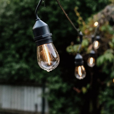 Solar S14 String Lights 12Bulb 9meters Warm White 2200K