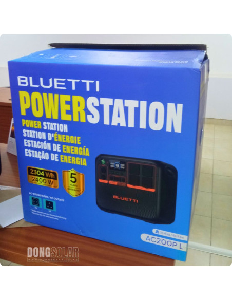 BLUETTI AC200P L Portable Power Station 2400W 2304Wh – High-Capacity Solar Generator & Home Backup