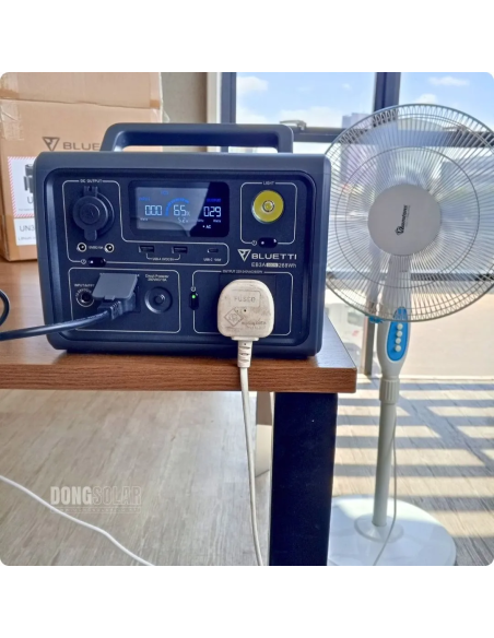 Bluetti EB3A Portable Power Station | 600W Output (1200W Surge) | 268Wh LiFePO4 Battery | 24/7 UPS & App Control
