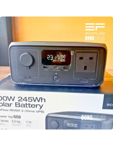 EcoFlow RIVER 3 Portable Power Station | 300W 245Wh