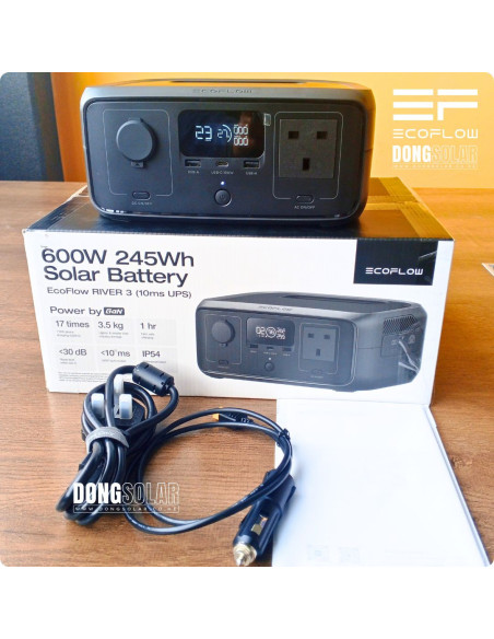EcoFlow RIVER 3 Portable Power Station | 300W 245Wh