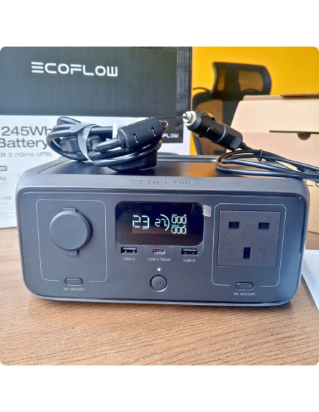 EcoFlow RIVER 3 Portable Power Station | 300W 245Wh