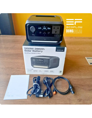 EcoFlow RIVER 3 Plus Portable Power Station | 600W 268Wh