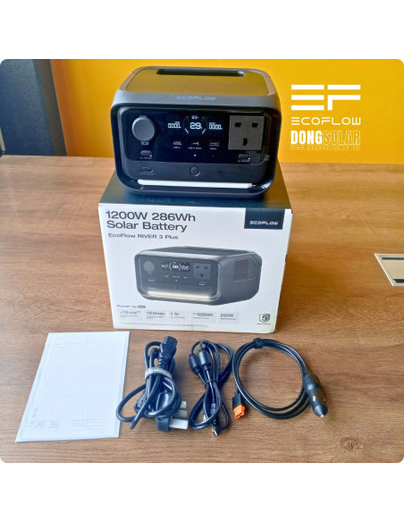 EcoFlow RIVER 3 Plus Portable Power Station | 600W 268Wh