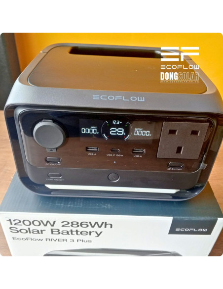 EcoFlow RIVER 3 Plus Portable Power Station | 600W 268Wh