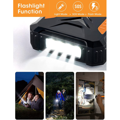 36000mAh Qi Solar Powerbank 18w ORANGE