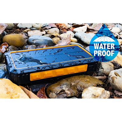 36000mAh Qi Solar Powerbank 18w ORANGE