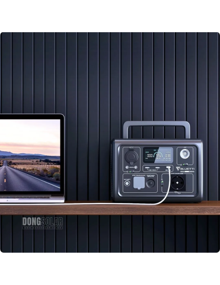 Bluetti EB3A Portable Power Station | 600W Output (1200W Surge) | 268Wh LiFePO4 Battery | 24/7 UPS & App Control