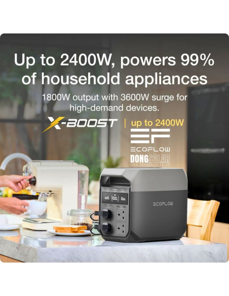 ECOFLOW DELTA 3 Portable Power Station | 1800W 1024Wh