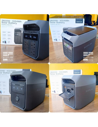ECOFLOW DELTA 3 Portable Power Station | 1800W 1024Wh