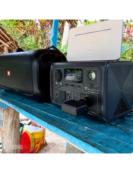 Bluetti EB3A Portable Power Station | 600W Output (1200W Surge) | 268Wh LiFePO4 Battery | 24/7 UPS & App Control