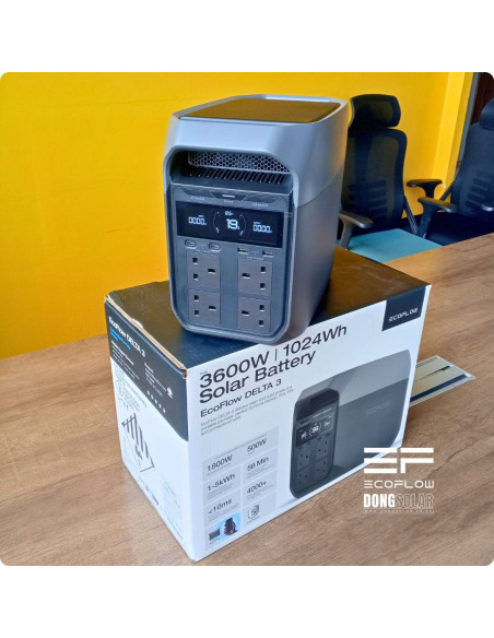 ECOFLOW DELTA 3 Portable Power Station | 1800W 1024Wh