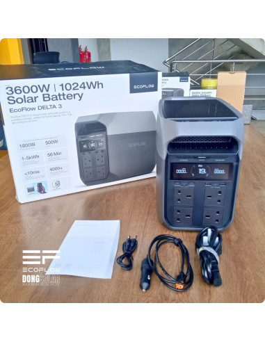 ECOFLOW DELTA 3 Portable Power Station | 1800W 1024Wh