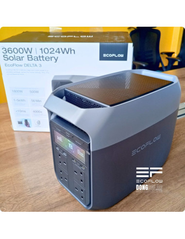 ECOFLOW DELTA 3 Portable Power Station | 1800W 1024Wh