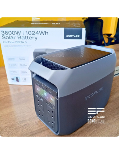 ECOFLOW DELTA 3 Portable Power Station | 1800W 1024Wh