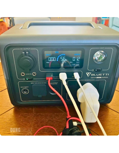 Bluetti EB3A Portable Power Station | 600W Output (1200W Surge) | 268Wh LiFePO4 Battery | 24/7 UPS & App Control