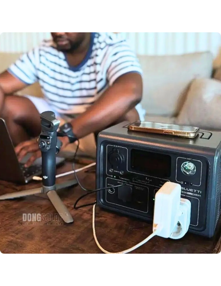 Bluetti EB3A Portable Power Station | 600W Output (1200W Surge) | 268Wh LiFePO4 Battery | 24/7 UPS & App Control