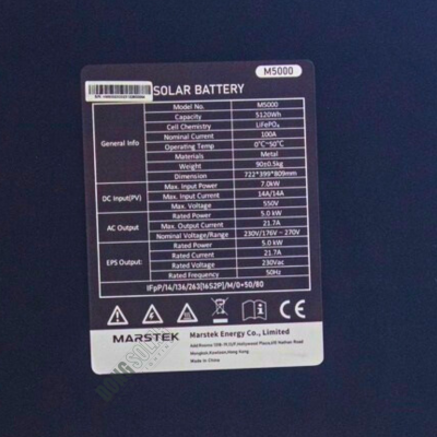 Solar Generator M5000 5KwH Marstek