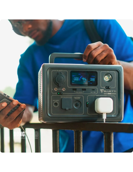 Bluetti EB3A Portable Power Station | 600W Output (1200W Surge) | 268Wh LiFePO4 Battery | 24/7 UPS & App Control