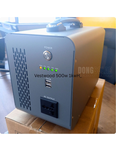 VESTWOODS portable Power Station | 500W 1000Wh