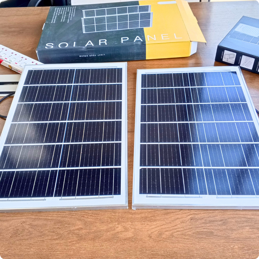 300W Solar Flood Light Warm White