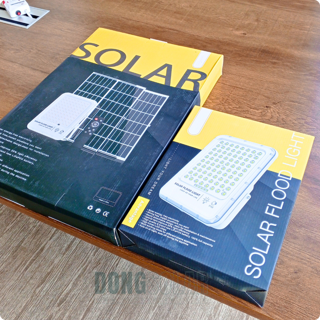 300W Solar Flood Light Warm White