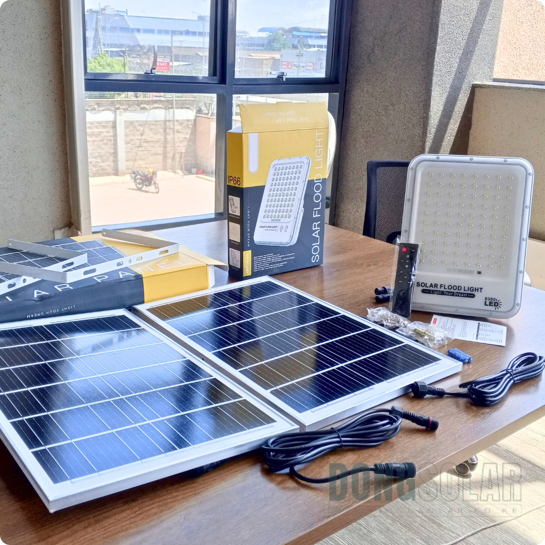 300W Solar Flood Light Warm White